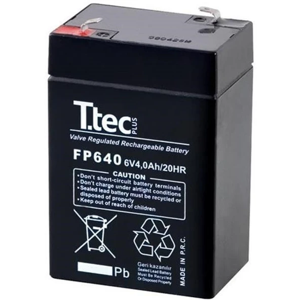 TTEC 6V4AH/20HR AKÜ ürün görseli 1