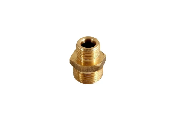 1/2-1/4 SARI - PİRİNÇ ORANTILI NİPEL REDÜKSİYON  SR 058 ürün görseli 1