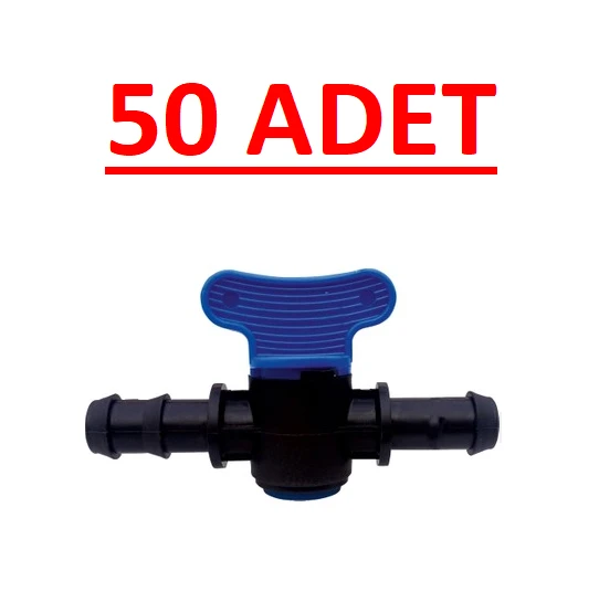 16X16 KURTAĞZI CONTA ÇIKIŞLI MİNİ VANA DAMLAMA 50Lİ PAKET ürün görseli 1