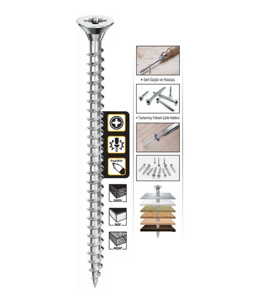 3.5X25 SUNTA VİDASI 1000Lİ PAKET ürün görseli 1