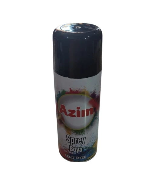 AZİM PARLAK SİYAH SPREY BOYA 400 ML ürün görseli 1