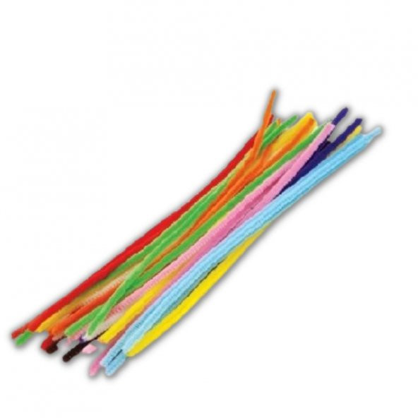 Şönil Renkli 30 Cm 25li 1 Paket Ticon 30 cm Renkli Şönil 25 li 1 Paket ürün görseli 1