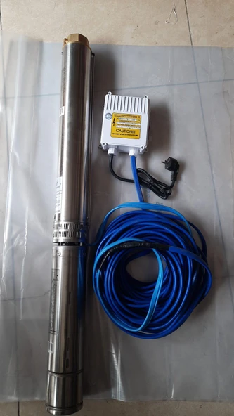 4SDM6/11 1,5HP ALARKO MONOFAZE 50 MT KABLOLU VE PANOLU TAKIM DALGIÇ POMPA ürün görseli 1