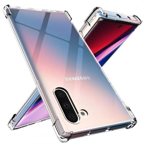 Samsung Galaxy Note 10 Kılıf Zore Antişok Silikon Kenar Korumalı ürün görseli 1