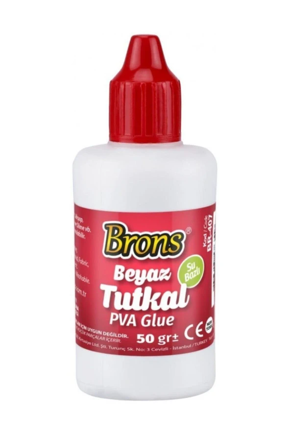 Brons Tutkal 50 Gram Beyaz Tutkal (1 Adet) ürün görseli 1