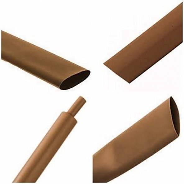 Isı ile 2/1 Daralan Makaron 6.4 mm - Kahverengi ürün görseli 1