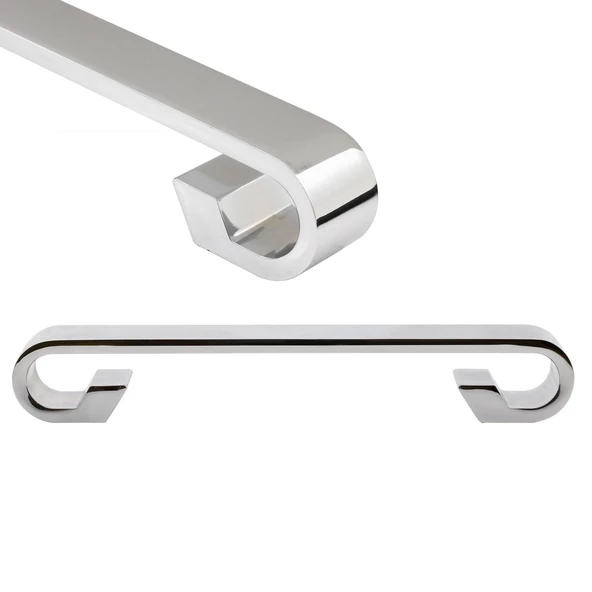 Barida Mobilya Mutfak Dolap Dolabı Kapak Çekmece Kulpu Kulbu Krom Metal (128 MM-12.8 CM) Kulpları ürün görseli 1