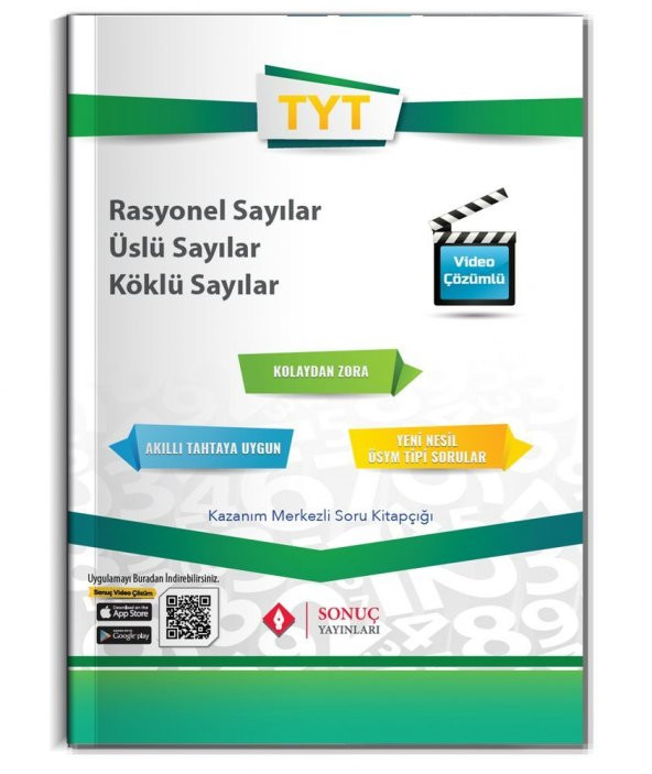 TYT Rasyonel Sayılar Üslü Sayılar Köklü Sayılar Sonuç Yayınları ürün görseli 1