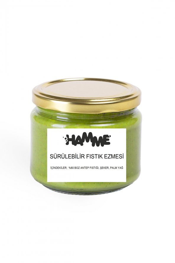 HAMME SÜRÜLEBİLİR FISTIK EZMESİ 480 GR ürün görseli 1