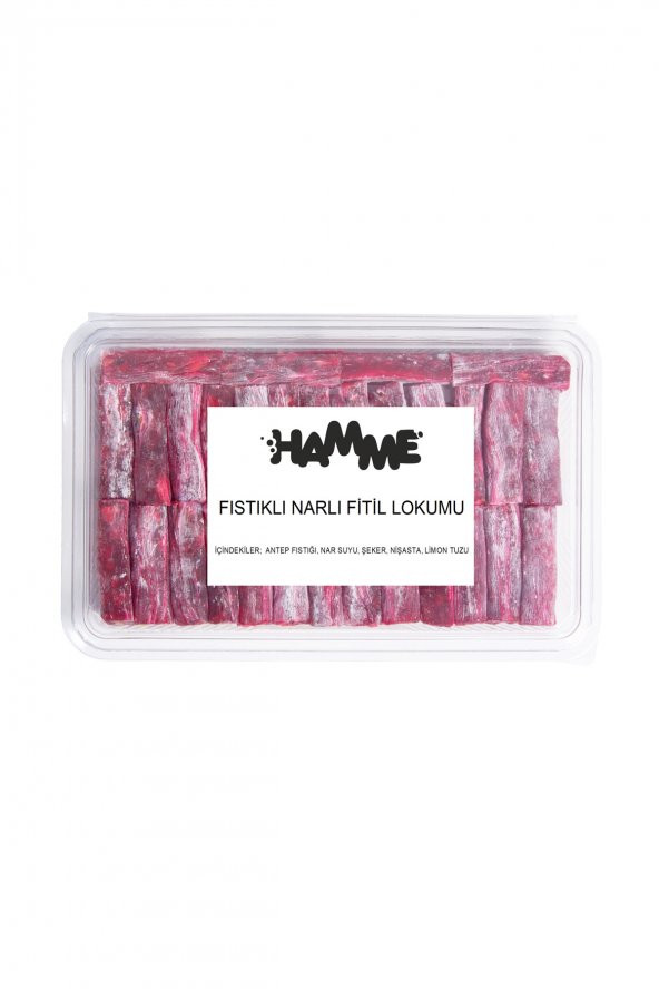 FISTIKLI NARLI FİTİL LOKUM 500 GR ürün görseli 1