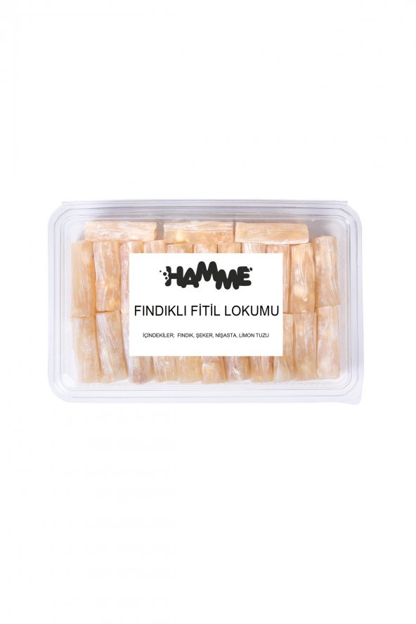 FINDIKLI FİTİLLİ LOKUM 500 GR - Resim 2