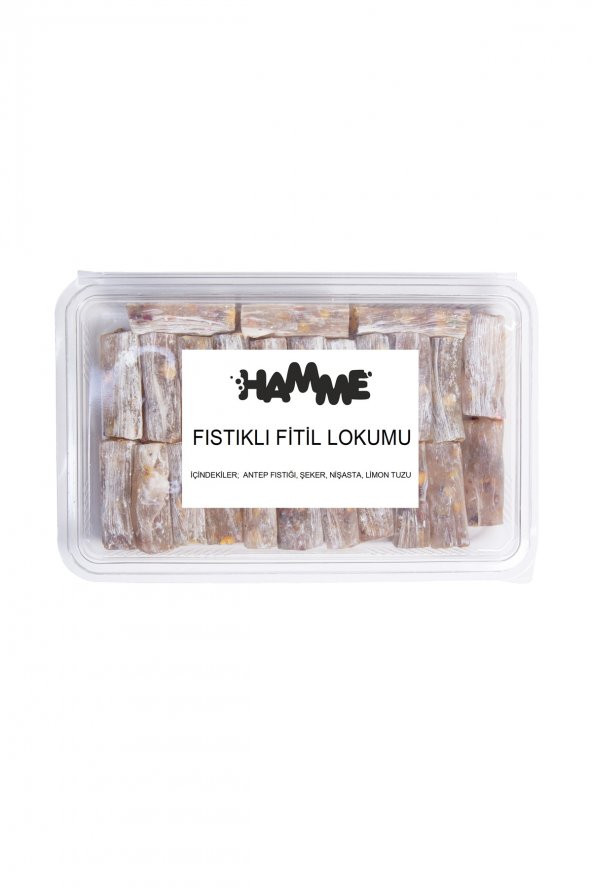 FISTIKLI FİTİLLİ LOKUM 500 GR ürün görseli 1
