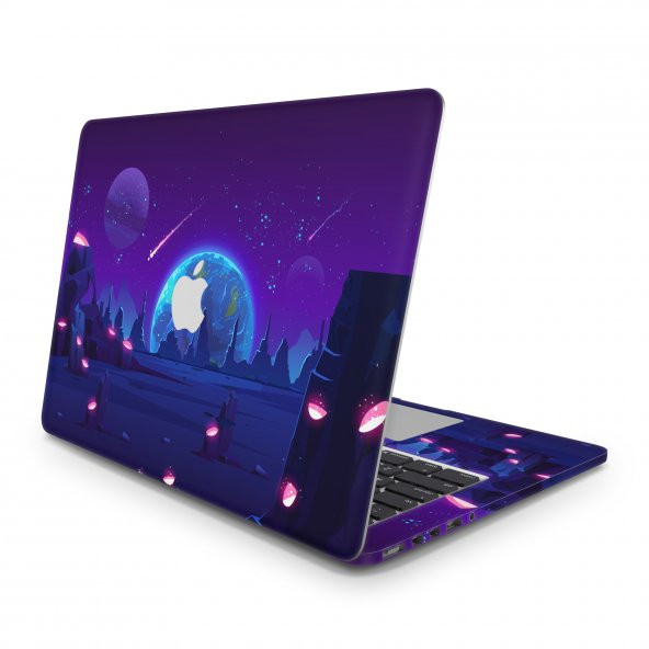 Sticker Master Earth View At Night From Alien Planet  For Apple MacBook Pro 13 M1 2020 A2338 ürün görseli 1