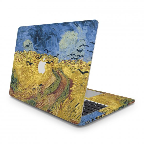 Sticker Master Van Gogh Wheatfield With Crows Full Skin For Apple ürün görseli 1