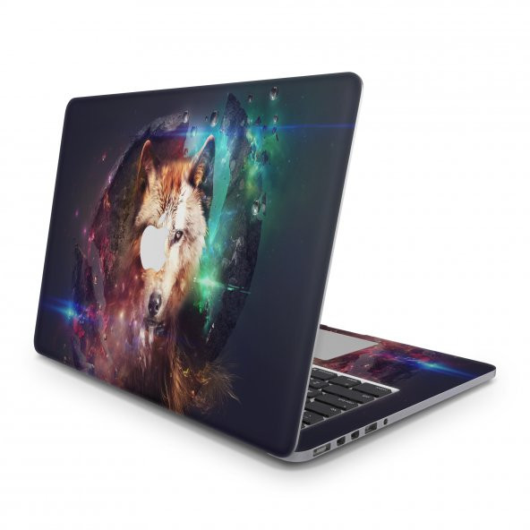 Sticker Master Wolf Explode Tüm Cilt For Apple MacBook Pro 13-inch Retina  2014 A1502 ürün görseli 1