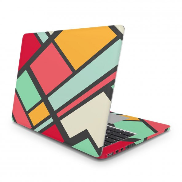 Sticker Master Retro Color Tüm Cilt For Apple  MacBook Pro 13-inch Touch Bar 2017 A1706 ürün görseli 1