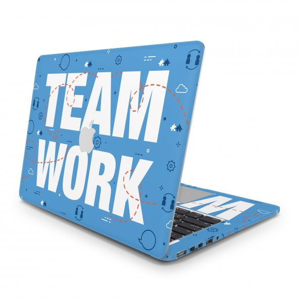 Sticker Master Team Work 2 Tüm Cilt For Apple MacBook Pro 13 M1 2020 A2338 ürün görseli 1