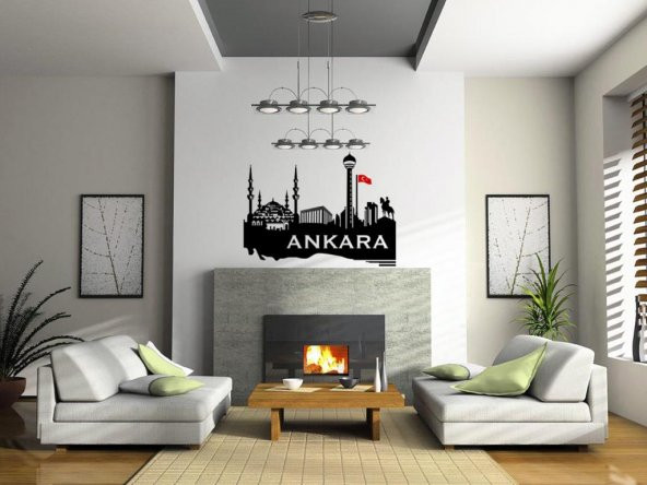 Sticker Masters Ankara Siluet Duvar Sticker 4 ürün görseli 1