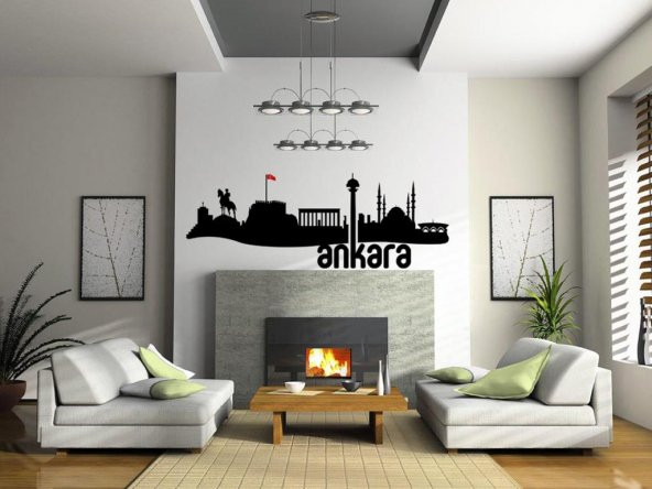 Sticker Masters Ankara Siluet Duvar Sticker 3 ürün görseli 1
