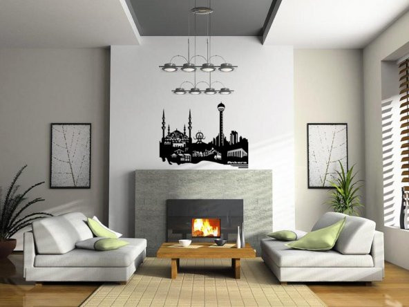 Sticker Masters Ankara Siluet Duvar Sticker 2 ürün görseli 1