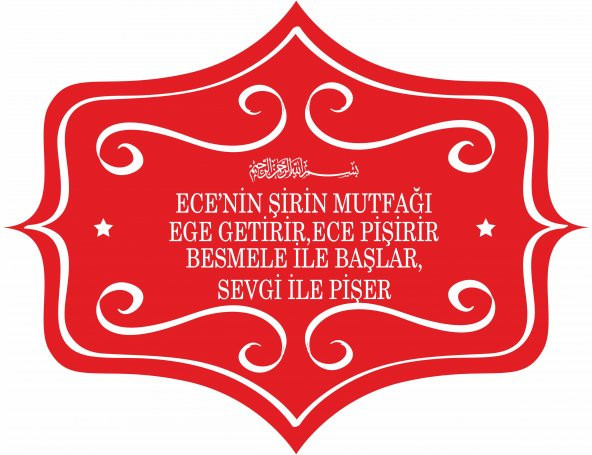Sticker Masters Kişiye Özel Mutfak Sticker Etiket 2 ürün görseli 1