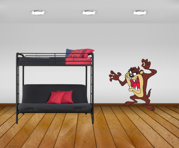 Sticker Masters Tazmanya Canavarı Çocuk Odası Sticker ürün görseli 1