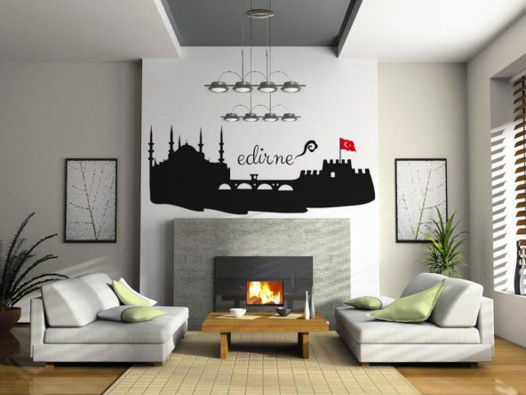 Sticker Masters Edirne Siluet Duvar Sticker - Resim 2