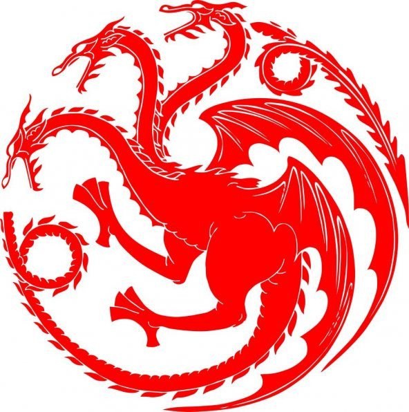 Sticker Masters Game of Thrones Logo Duvar Sticker - Resim 2