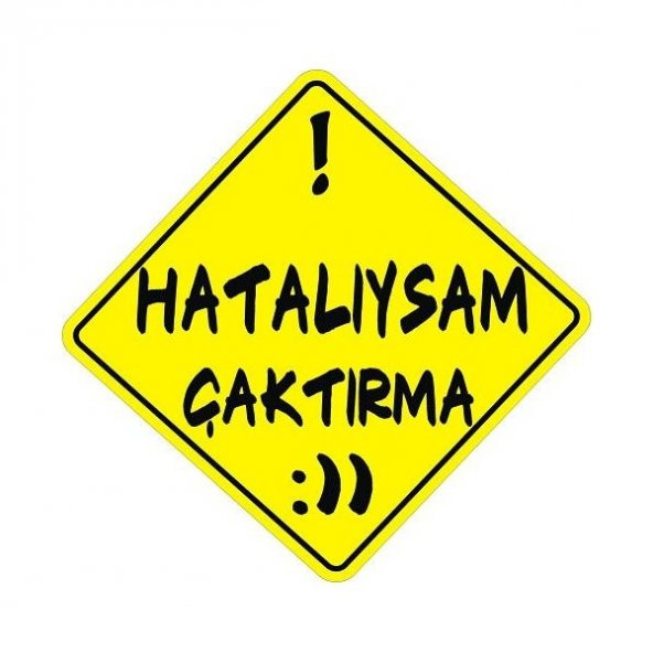 Sticker Masters Hatalıysam Çaktırma Sticker ürün görseli 1