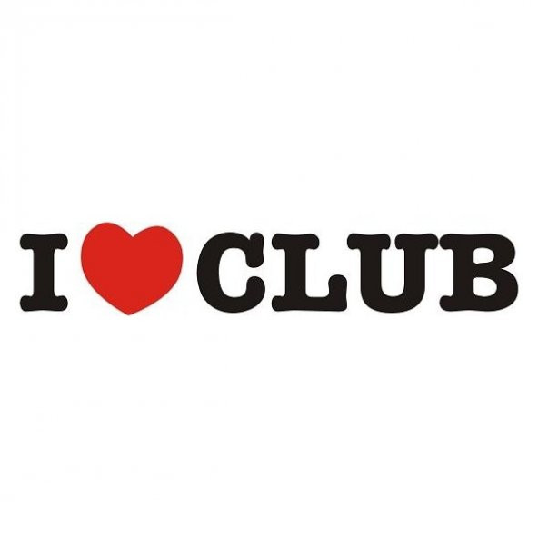 Sticker Masters I Love Club Sticker ürün görseli 1