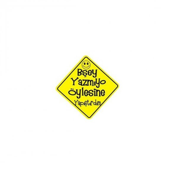 Sticker Masters Bişey Yazmıyo Sticker ürün görseli 1