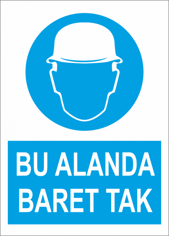 Sticker Masters Bu Alanda Baret Tak Uyarı Levhası Sticker ürün görseli 1