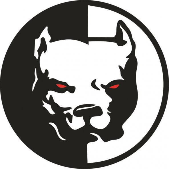 Sticker Master Pitbull Sticker-2 Araba Oto Motor Pc Sticker 120 mm ürün görseli 1