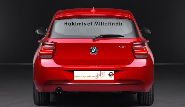 Sticker Masters Hakimiyet Milletindir Sticker - Resim 2