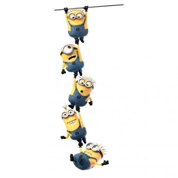 Sticker Masters Bagajdan Sarkan Minions Sticker ürün görseli 1