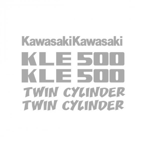 Sticker Masters Kawasaki Kle 500 Sticker Set ürün görseli 1