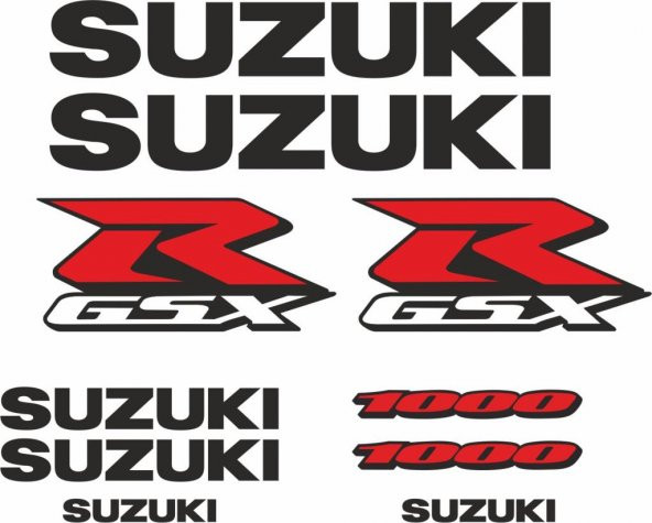 Sticker Masters Suzuki Gsxr 1000 Sticker Set ürün görseli 1