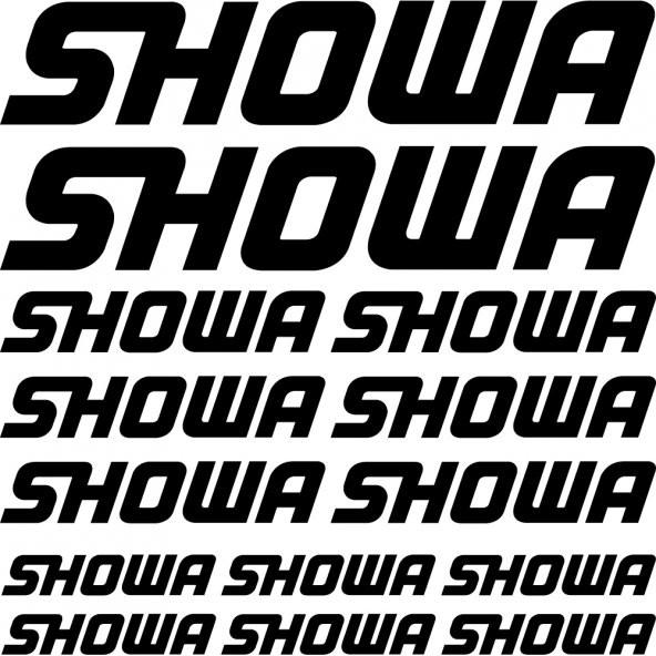 Sticker Masters Showa Sponsor Set Sticker ürün görseli 1