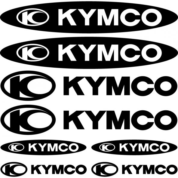 Sticker Masters Kymco Sponsor Set Sticker ürün görseli 1