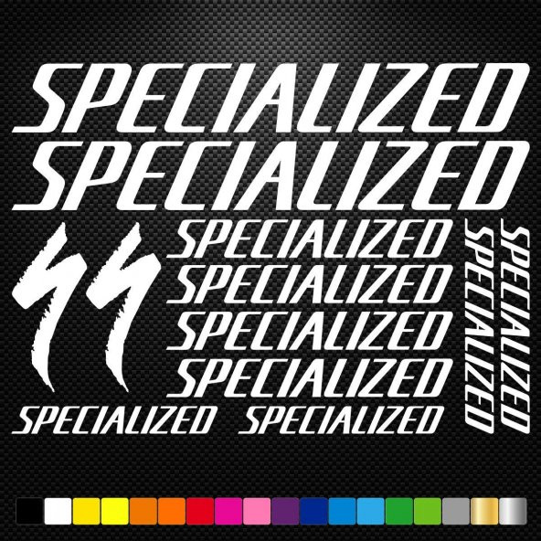 Sticker Masters Specialized Bisiklet Sticker Set Etiket ürün görseli 1