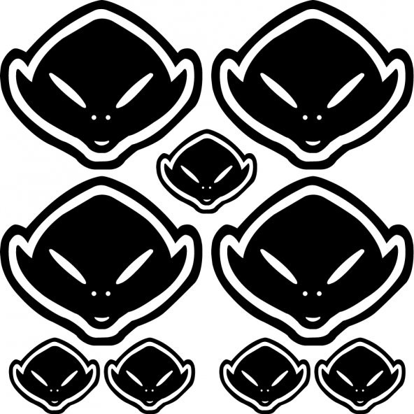 Sticker Masters Ufo Sponsor Set Sticker ürün görseli 1