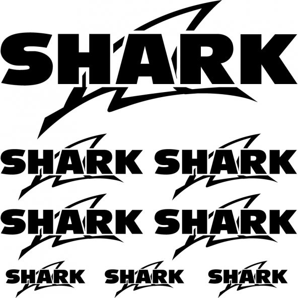 Sticker Masters Shark Sponsor Set Sticker ürün görseli 1
