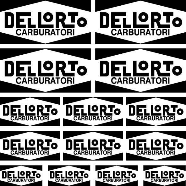 Sticker Masters Dellorto Sponsor Set Sticker ürün görseli 1