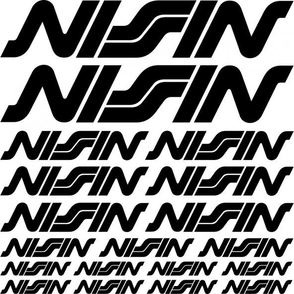 Sticker Masters Nissin Sponsor Set Sticker ürün görseli 1