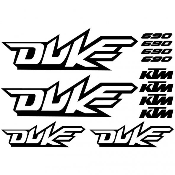 Sticker Masters Ktm 690 Duke Sticker Set 2 ürün görseli 1