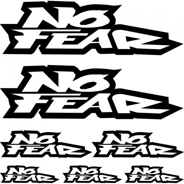 Sticker Masters No Fear Sponsor Set Sticker ürün görseli 1