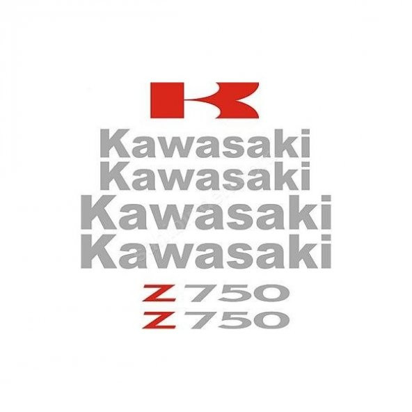 Sticker Masters Kawasaki Z750 Sticker Set ürün görseli 1