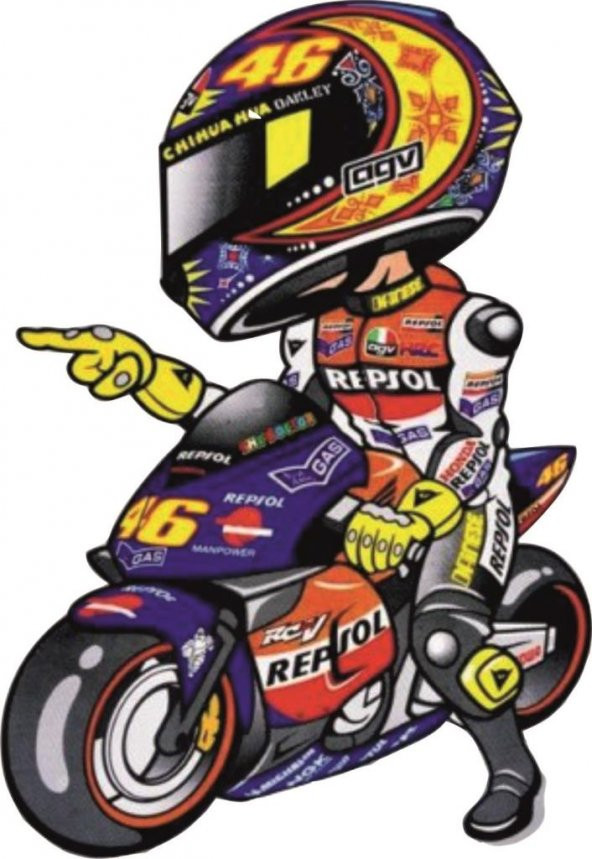 Sticker Masters Racing Motosiklet Sticker ürün görseli 1