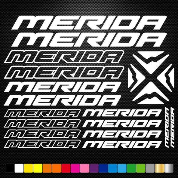 Sticker Masters Merida Bisiklet Sticker Set Etiket ürün görseli 1