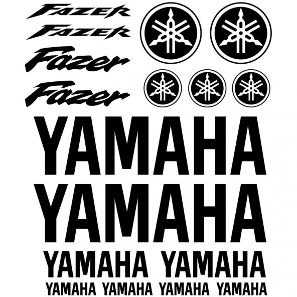 Sticker Masters Yamaha Fazer Sticker Set 2 ürün görseli 1